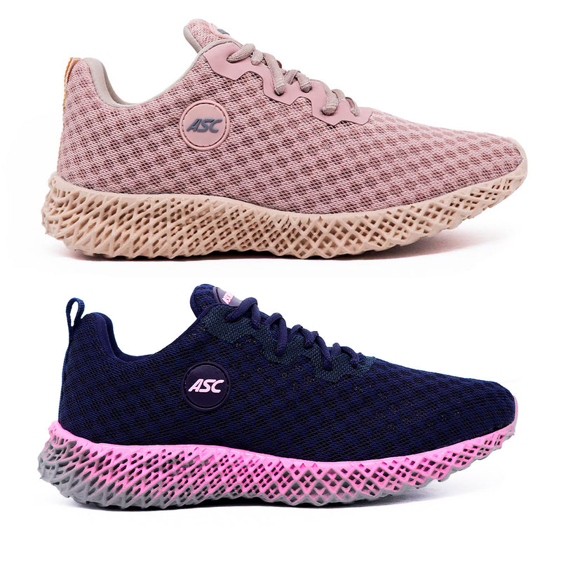 Kit 2 Pares de Tênis Feminino Ghost 2 - Conforto e Versatilidade para Cada Passo