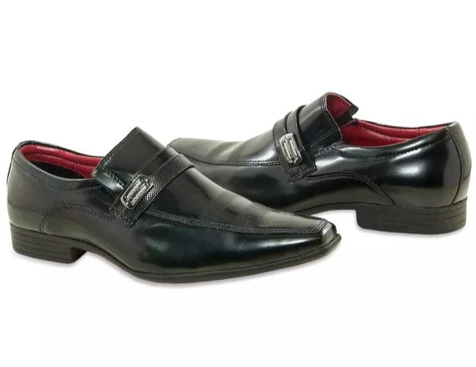 Sapato Social Verniz 21604 Preto - O Toque de Elegância Masculina