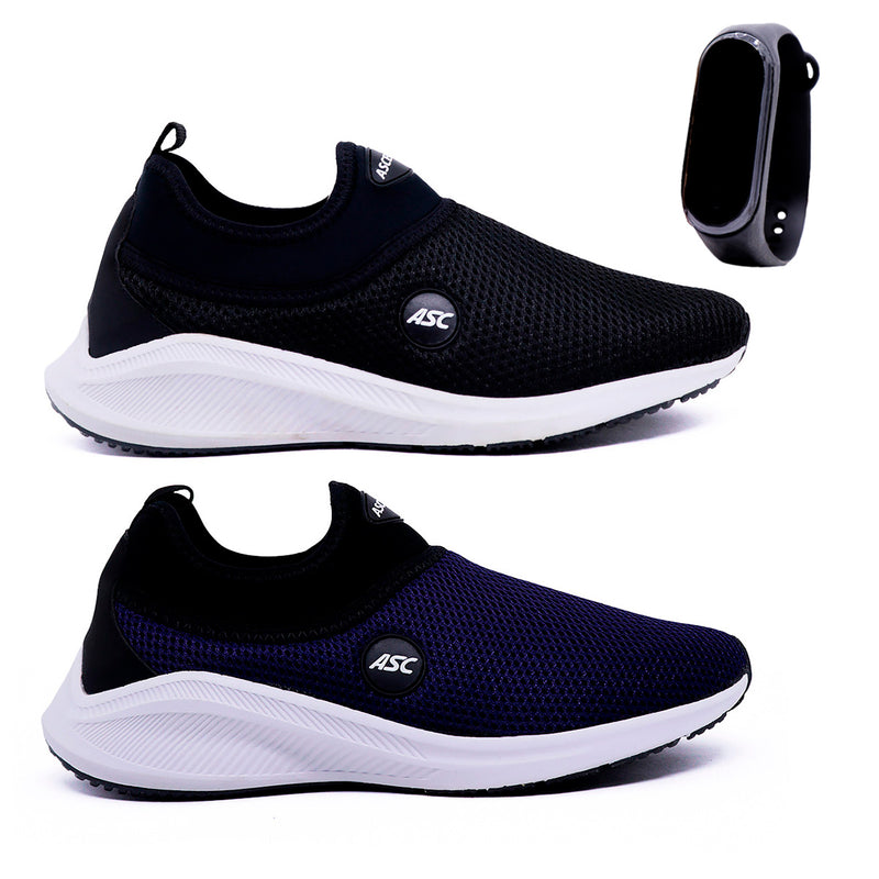 Kit 2 Tenis Calce Fácil + Relógio Fino - Praticidade e Estilo em Dobro para o Seu Dia a Dia!