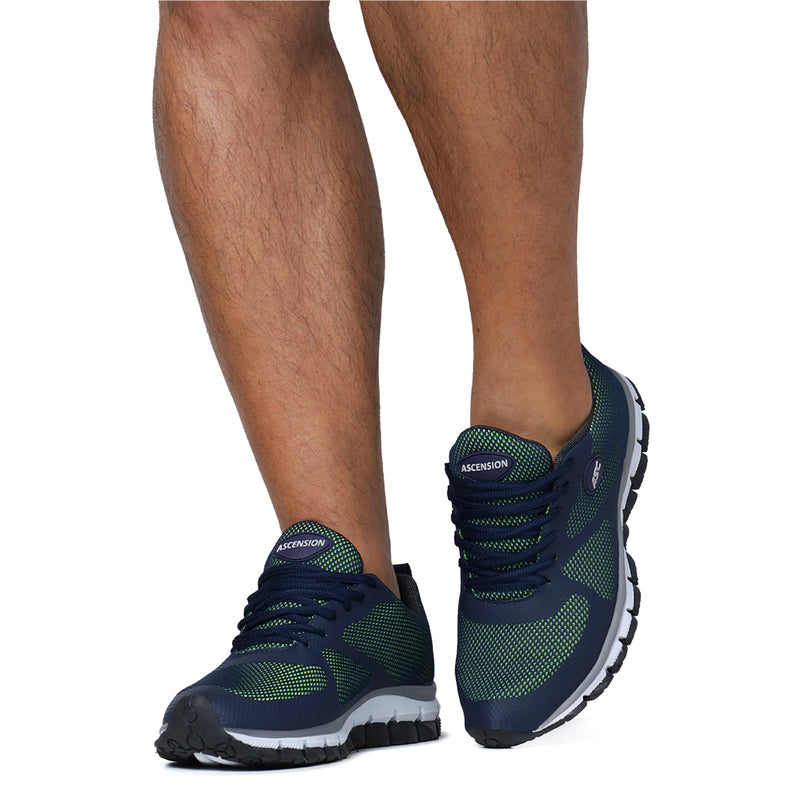 Tênis Masculino Lege Total Marinho e Verde - Conforto e Estilo Para Os Pés