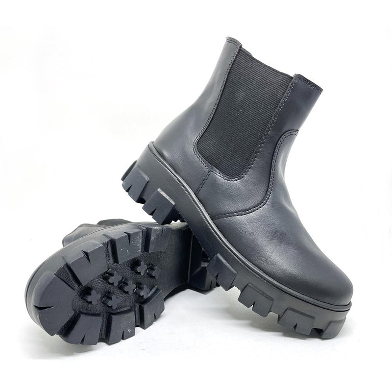 Bota Chelsea Feminina Lisa Preta