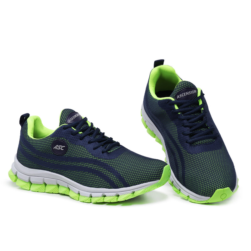 Tênis Feminino - Tênis Masculino Ghost 3 Preto e Verde Limão - Estilo e Conforto para Todos os Momentos