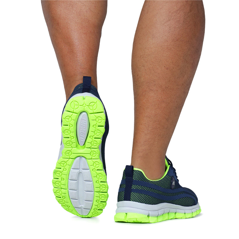 Tênis Feminino - Tênis Masculino Ghost 3 Preto e Verde Limão - Estilo e Conforto para Todos os Momentos
