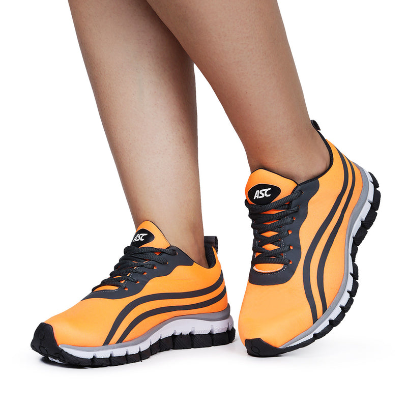 Tênis Feminino - Tênis Masculino Lege 22 Laranja Neon - O Calçado Unissex para Atletas Versáteis