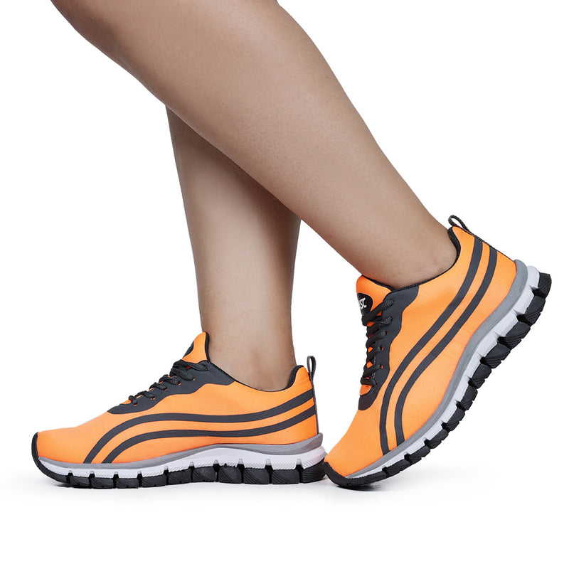 Tênis Feminino - Tênis Masculino Lege 22 Laranja Neon - O Calçado Unissex para Atletas Versáteis