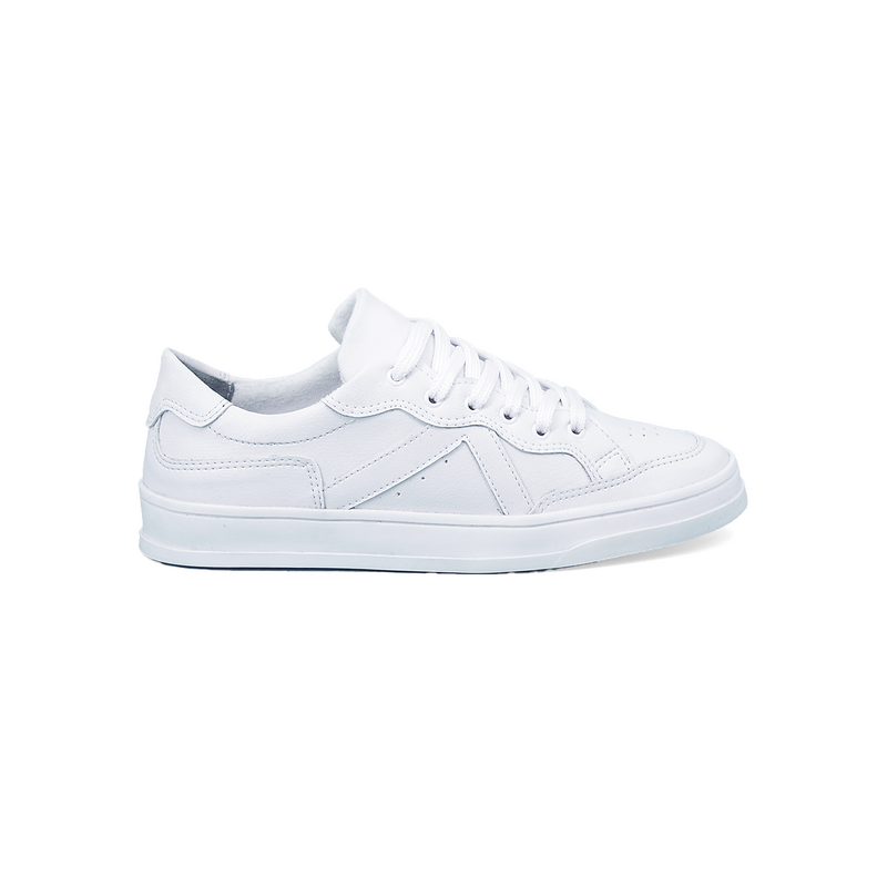 Tênis Feminino Branco Casual Confortável Estiloso