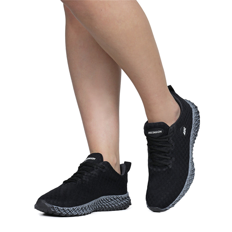 Tênis Feminino - Tênis Masculino Ghost 2 Preto /  Cinza  - Estilo e Conforto para Todos os Momentos