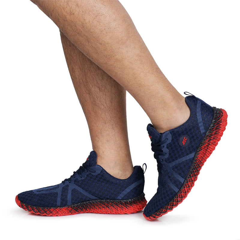 Tênis Feminino - Tênis Masculino Ghost 2 Marinho e Vermelho - Estilo e Conforto para Todos os Momentos