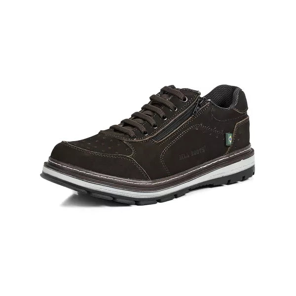 Tênis Adventure Survivor Bell-Boots em Couro  850  cinza