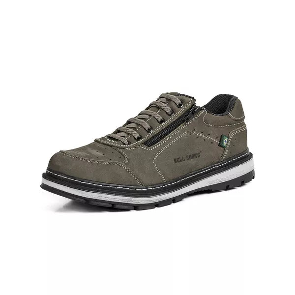 Tênis Adventure Survivor Bell-Boots em Couro  850  cinza