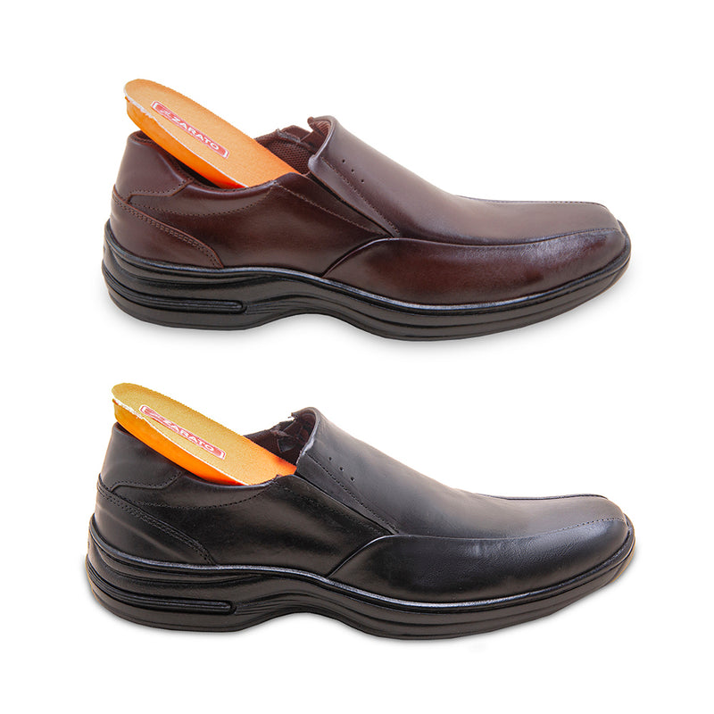 Kit 2 Pares Sapato Social Em Couro Ultra Conforto Z02 | Elegância e Conforto Além dos Limites