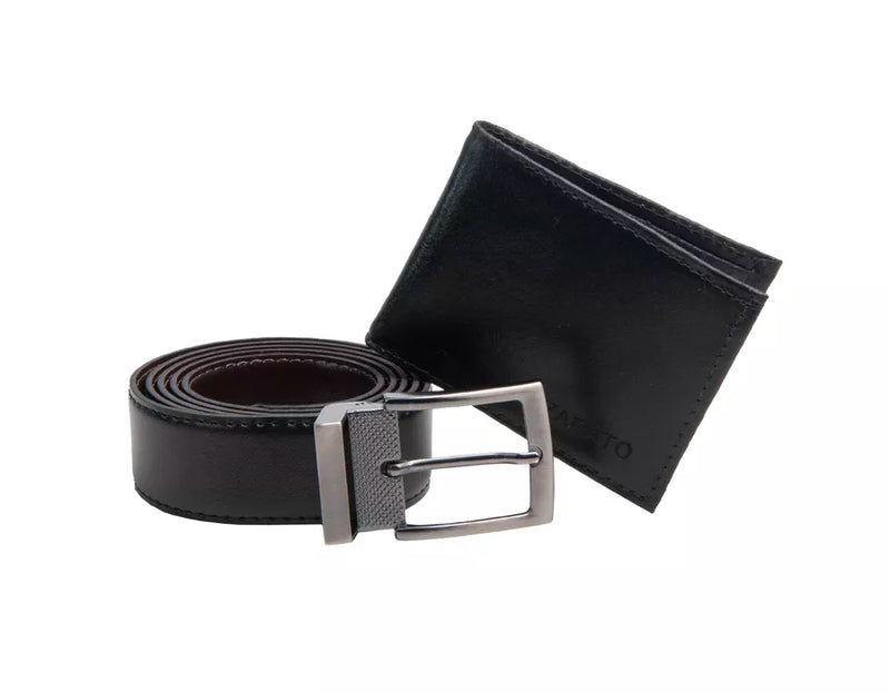 Kit Sapato Social em Couro Z03 Ultra Conforto + Brinde Cinto Dupla Face e Carteira | Elegância e Conforto Supremos
