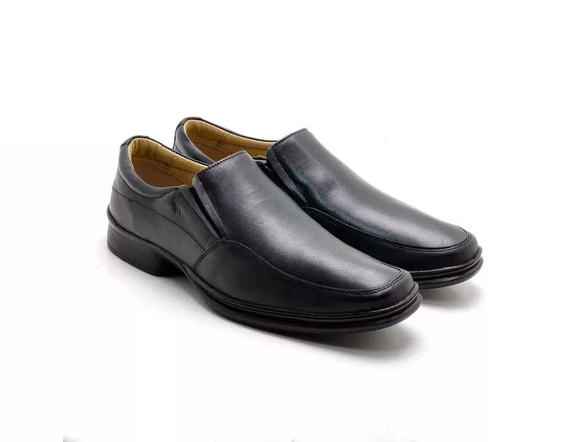 Sapato Social Zarato Mogno e Preto - Elegância que Respeita Seu Conforto Único