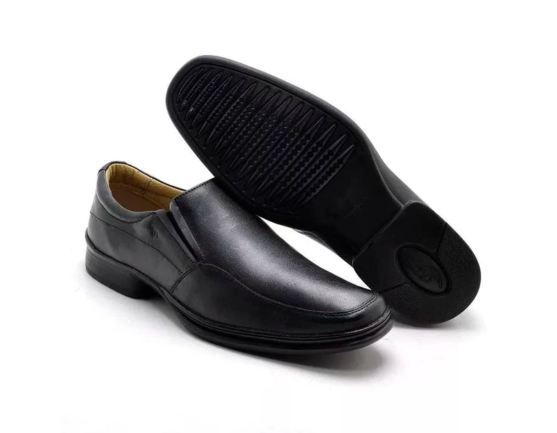 Sapato Social Zarato Mogno e Preto - Elegância que Respeita Seu Conforto Único
