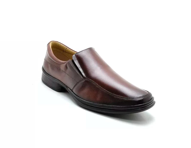Sapato Social Zarato Mogno e Preto - Elegância que Respeita Seu Conforto Único