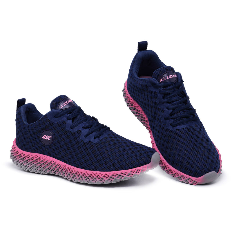 Tênis Feminino Ghost 2 Marinho e Rosa: O Parceiro Versátil para suas Atividades Diárias